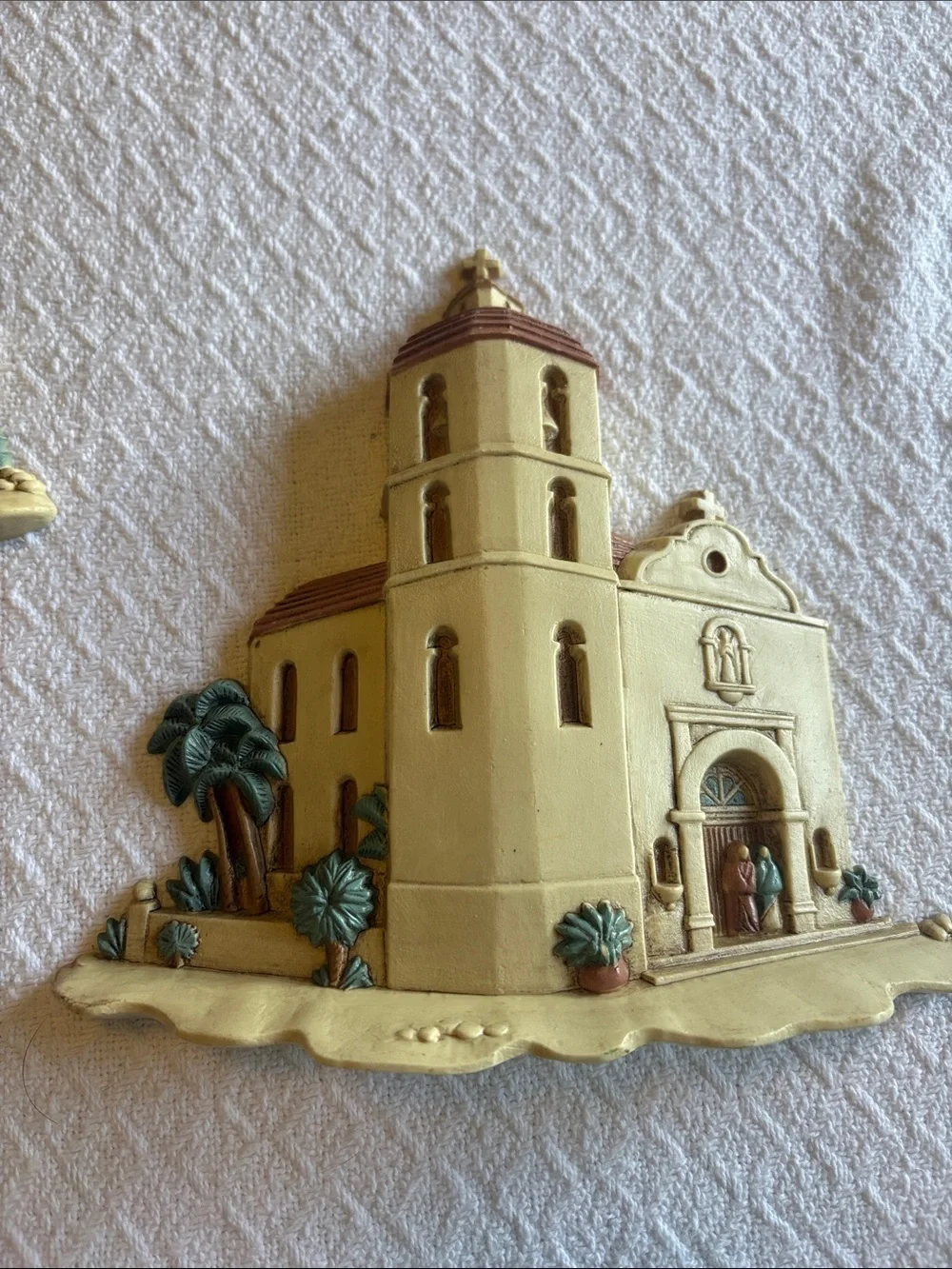 Vintage Wall Art Plaques Adobe Pueblo Hacienda House Desert Southwest Spanish